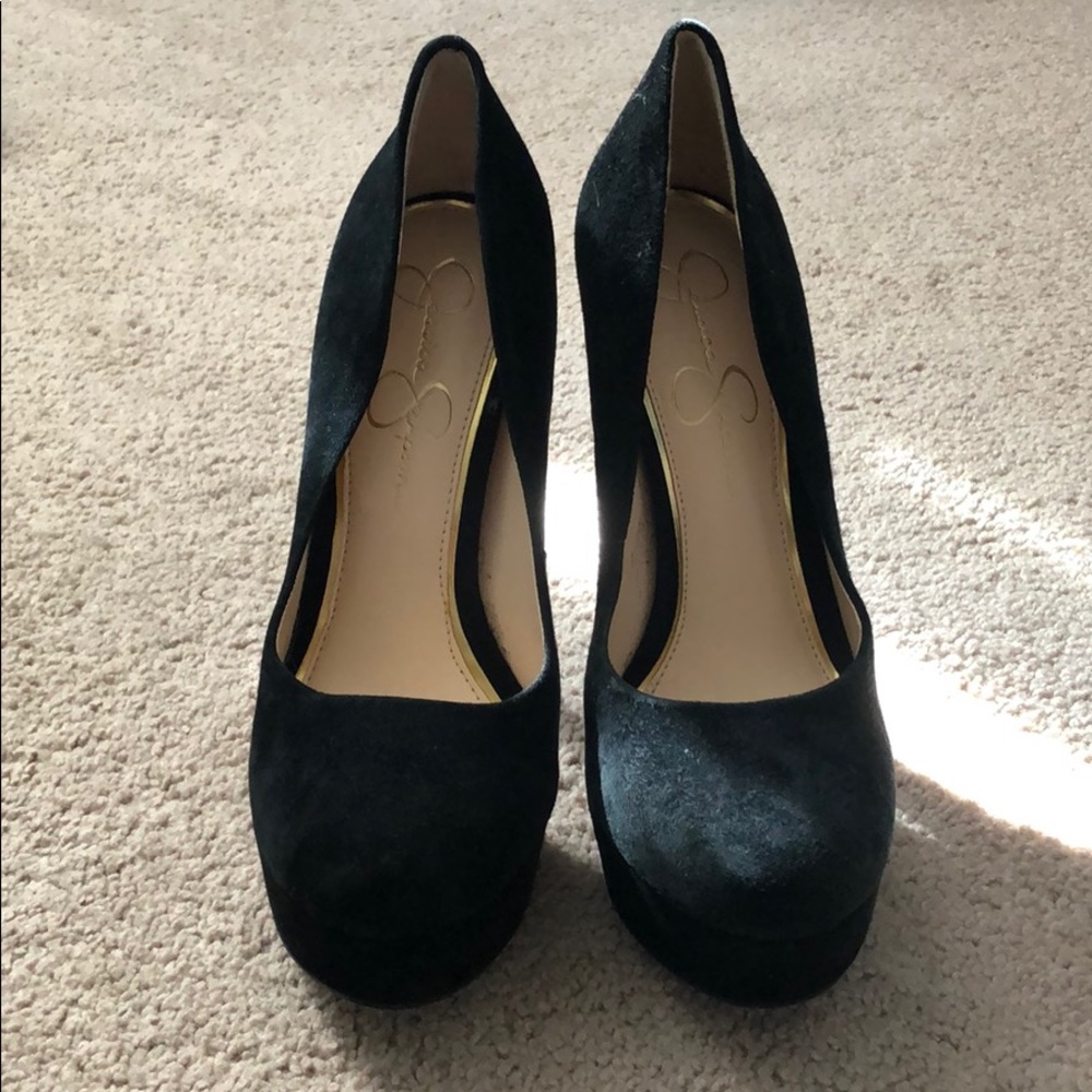Jessica Simpson black heels